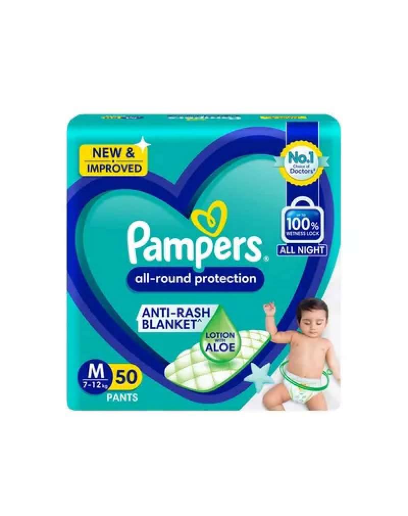 Pampers All round Protection Pants Diapers M 7-12 kg