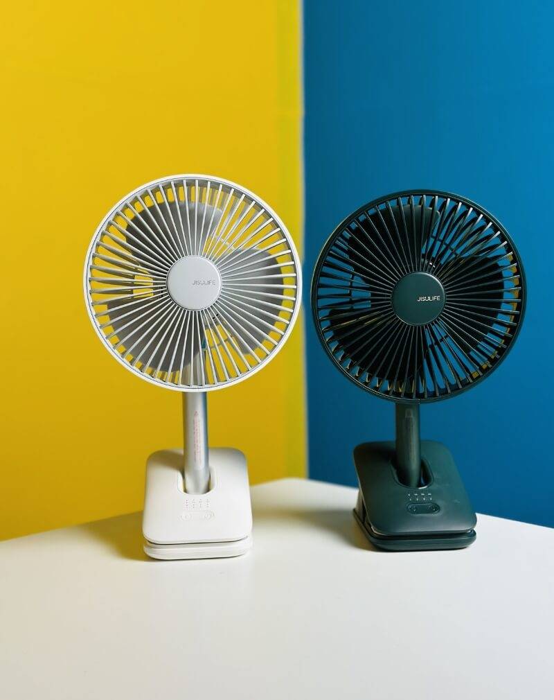 JISULIFE FA13R Rechargeable Clip Fan Auto-Oscillating (8000mAh) In Bangladesh
