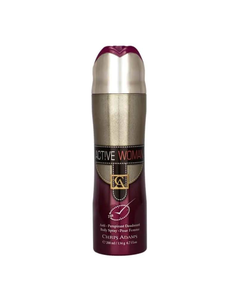 Chris Adams Deodorant Body Spray Active Woman - 200ml