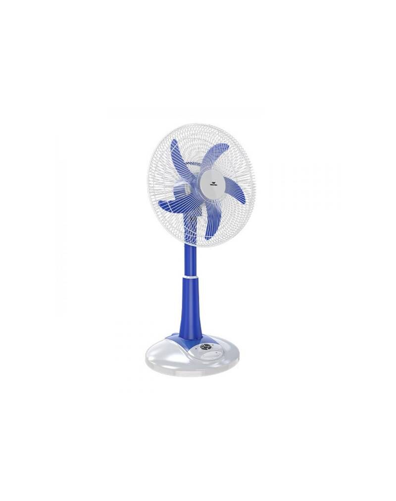 Product Description: Experience cooling comfort anywhere with the Walton Rechargeable Table Fan, model WRSF16A-PBC (16"). Crafted with precision and designed for convenience, this fan ensures you stay cool in style. Here's why it's a must-have: Adjustable Height: Customize the fan's height to suit your needs, providing optimal airflow at just the right level. Aerodynamically Designed Blades: Enjoy natural airflow thanks to the expertly crafted blades that efficiently circulate air throughout your space. Manual Oscillation System: Control the direction of airflow manually, ensuring that cool air reaches every corner of the room. Multi-Speed Selection System: Tailor the fan's speed to your preference with the multi-speed selection feature, allowing for personalized cooling comfort. Whether you're at home, in the office, or on the go, this rechargeable table fan offers the versatility and performance you need to beat the heat. Stay cool effortlessly with the Walton Rechargeable Table Fan. Don't miss out on the WRSF16A Rechargeable Table Fan price in Bd.